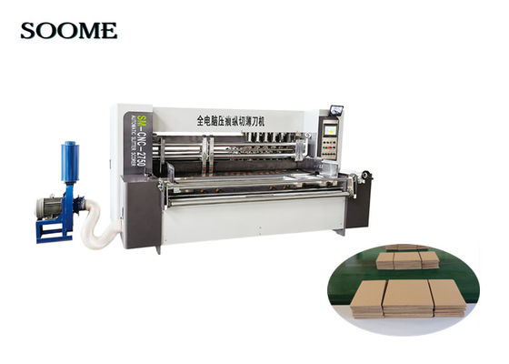 Schnittmaschine mit dünner Klinge mit Schleifkantenzufuhrmaschine zur Herstellung von Wellkartons