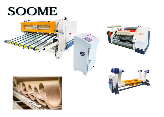 Dampfheizung 1800mm Walzkarton-Produktionslinie Einfachschicht-Box-Machmaschine